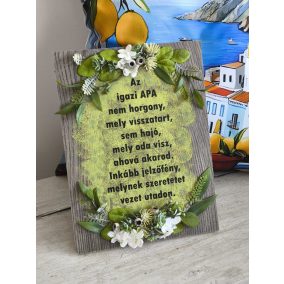 Az apa igazi horgony fali