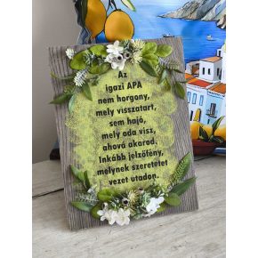 Az apa igazi horgony fali