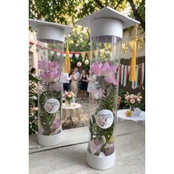 Ballagó henger rózsaszín