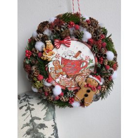 Christmas ajtódísz