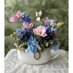 Délutáni teázás- asztaldísz