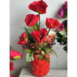 Eperke mákvirággal