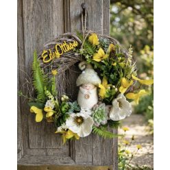 Gomba baby ajtódísz