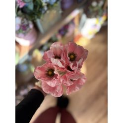 Gumi mákvirág blush pink