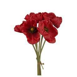 Gumi mákvirág piros