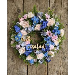 Hello család ajtódísz