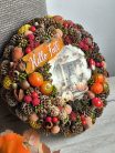 Hello fall ajtódísz