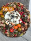 Hello fall ajtódísz
