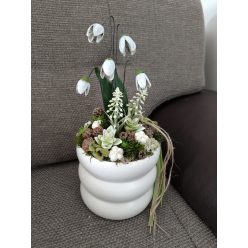 Hóvirágos tavaszváró asztali