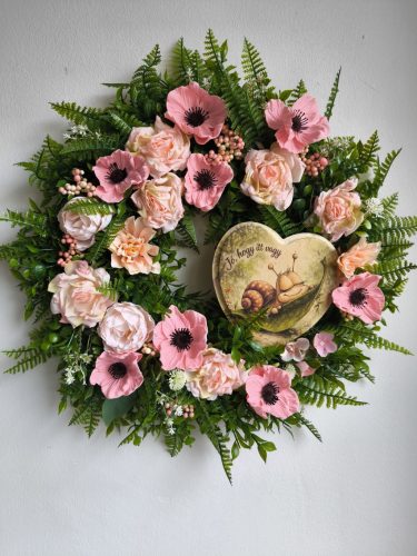 Jó hogy itt vagy ajtódísz