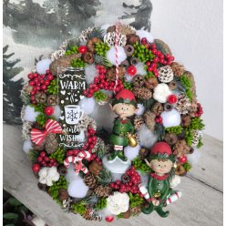 Kobold karácsonya ajtódísz