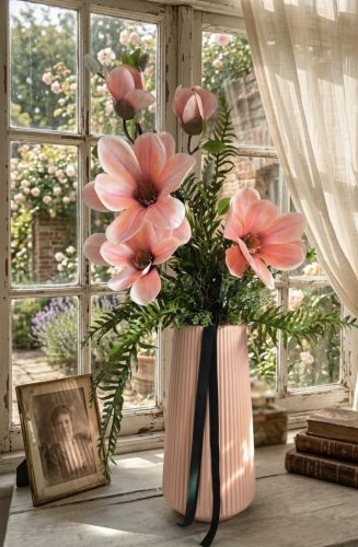 Magnólia ágas tál 2