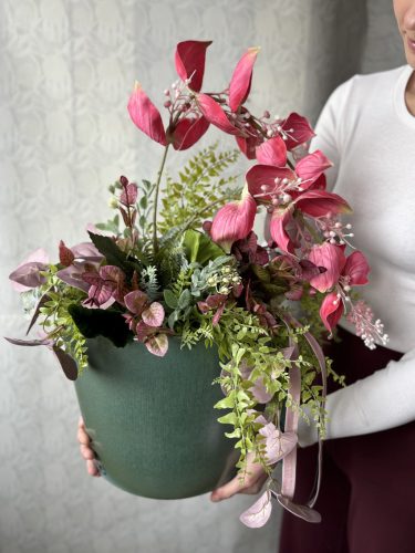 Medinilla tál asztaldísz