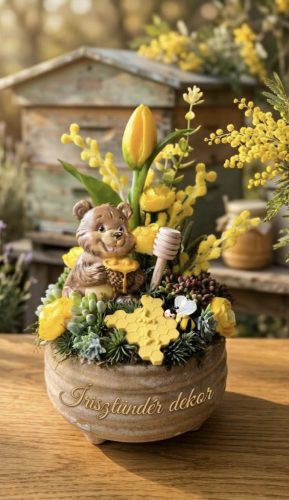 Mézes mackó asztali