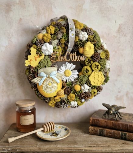 Mézes otthon ajtódísz