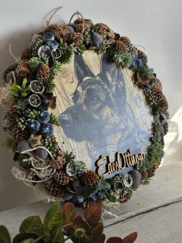 Németjuhász ajtódísz 29cm