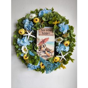 Óriás nyári ajtódísz