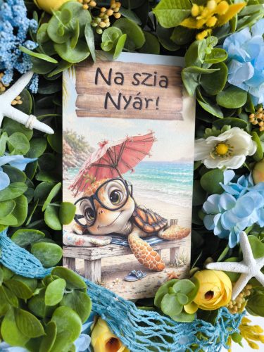 Óriás nyári ajtódísz