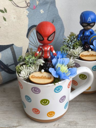 Superhős bögre ballag 1