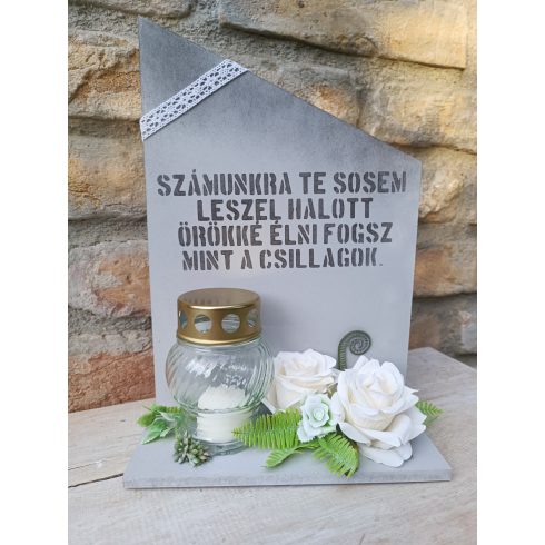Számunkra Te sosem leszel halott kegyeleti