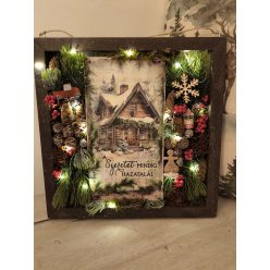 A szeretet mindig hazatalál falidísz ajtódísz