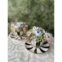 Teaidő az Udvarban- asztaldísz