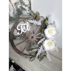 Tél magnólia ajtódísz