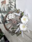 Tél magnólia ajtódísz